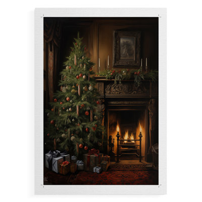 Art des Fêtes de Noël DCLXV III - Impression sur toile seulement - NON-CADRE