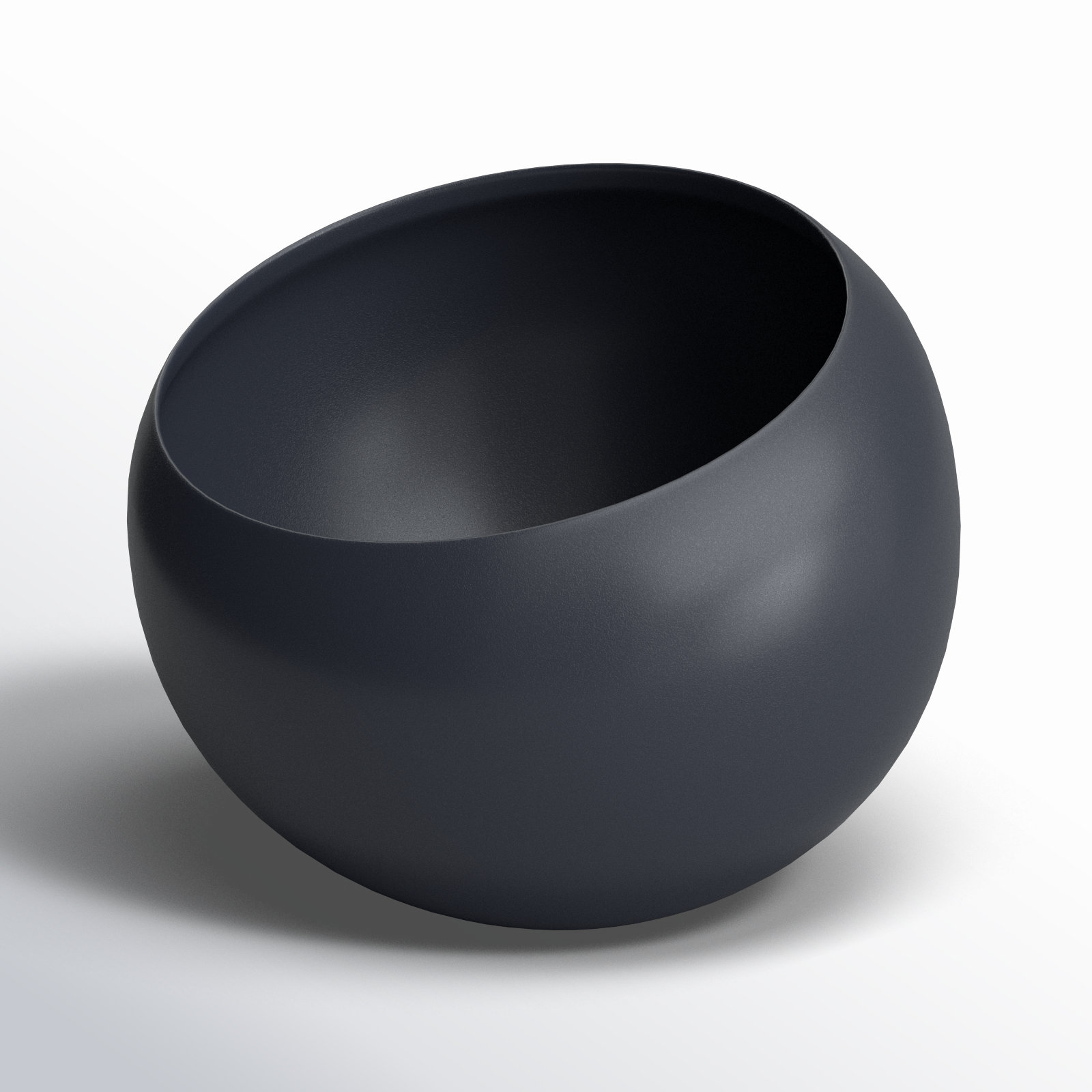Cherie Handmade Ceramic Decorative Bowl 1, Black