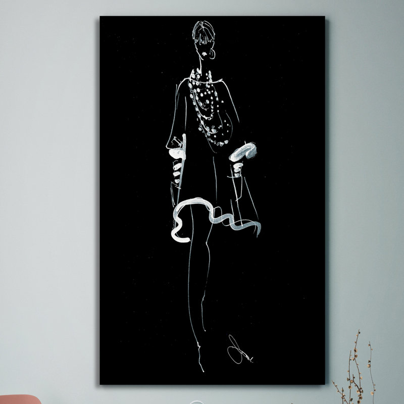 « dani », impression sur toile, H 40 po x l 24 po x P 1,5 po, Toile tendue