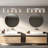 5-Light 32 in. Vanity Light with Clear Square Glass Shades-2052992837