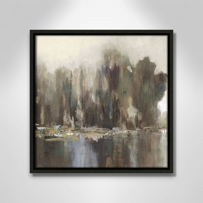 «Daily Reflections II» par Carol Robinson, Espresso, H 13,5 po x l 13,5 po
