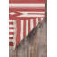 Thompson Wool Geometric Area Rug in Red-1560486079