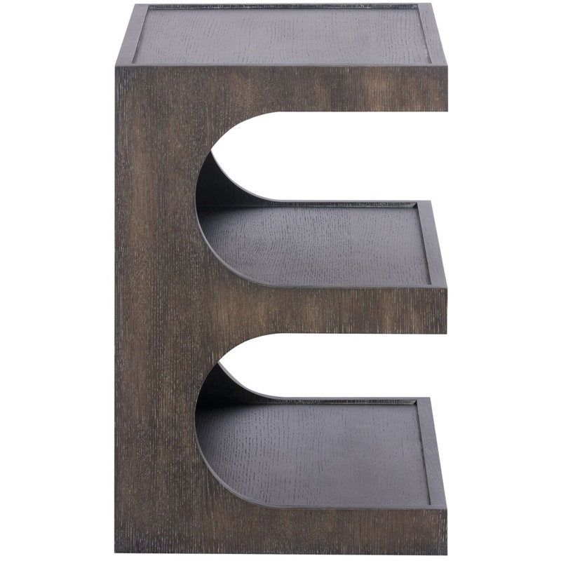 Ridge Solid Wood End Table, Hampton