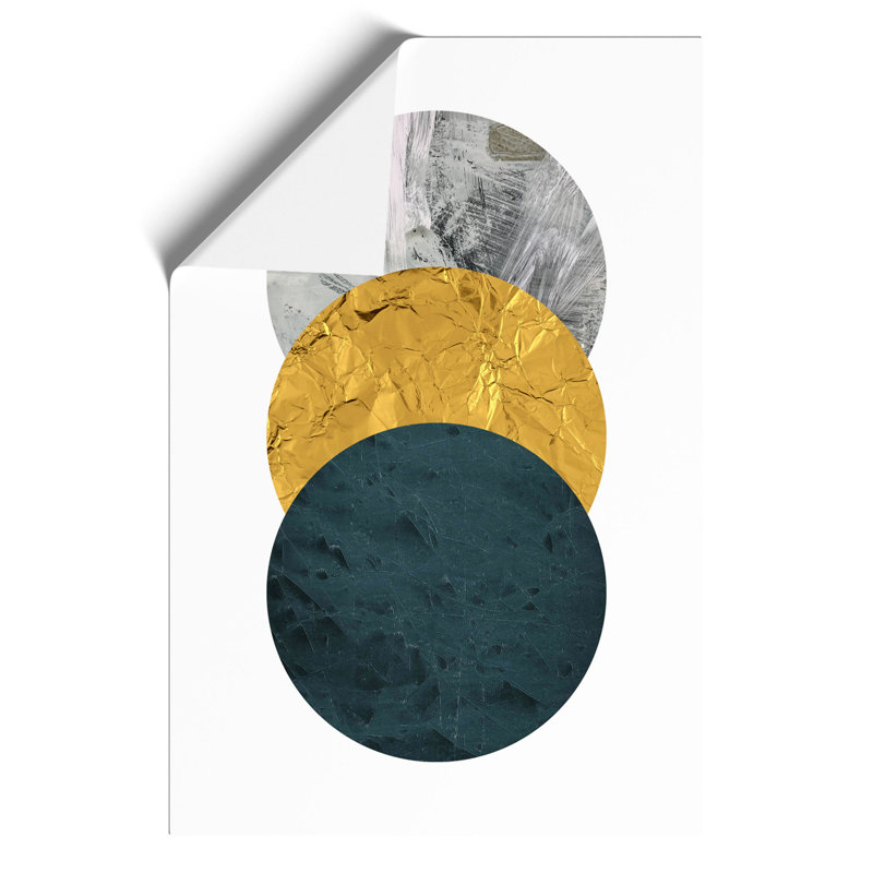 Textured Shapes - Frameless Print, 30cm H x 21cm W x 0.1cm D