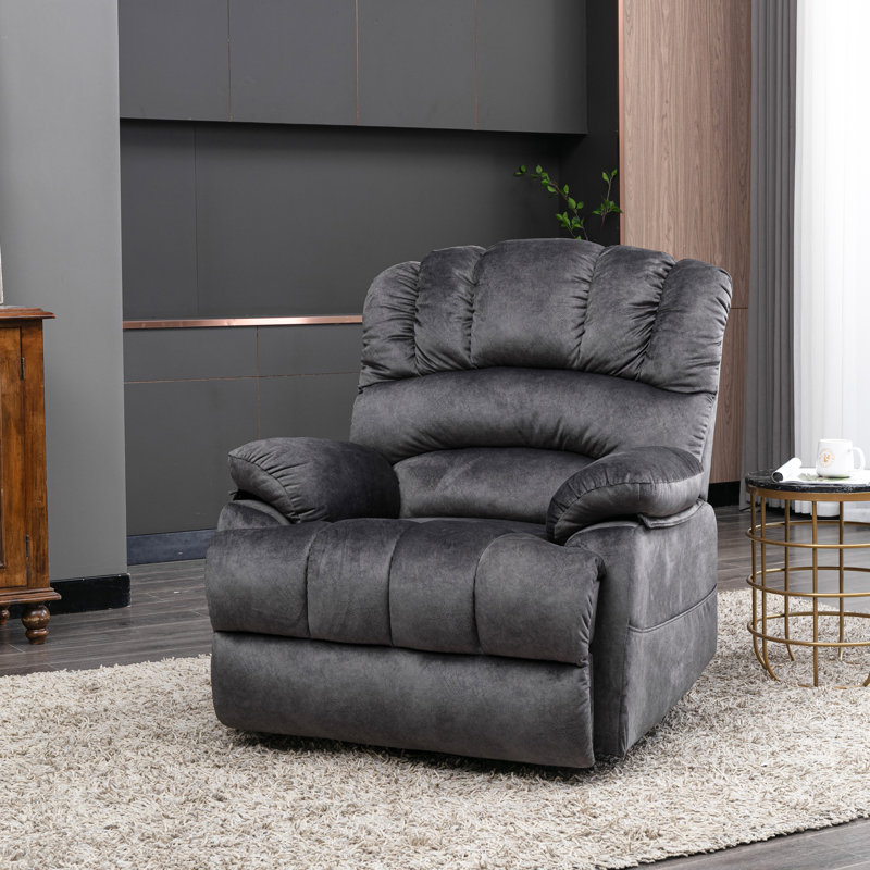 Power Lift Recliner Chair with Heat and Massage, USB and Side Pockets, Sofa for Elderly, Grey