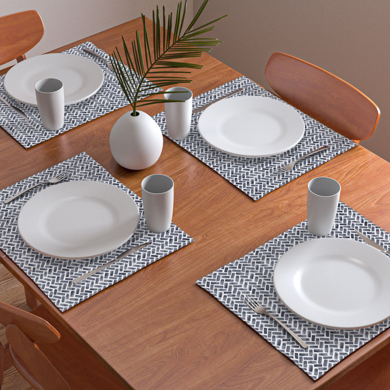 Itoko Cotton Chevron Rectangle Placemat
