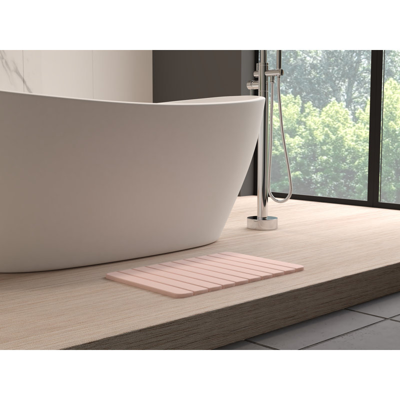 Aadhithya Diatomaceous Earth Bath Mat, Pink