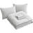 Washed Microfiber 7-Pieces Honeycomb Comforter Set with Sheets-209390769-209390783