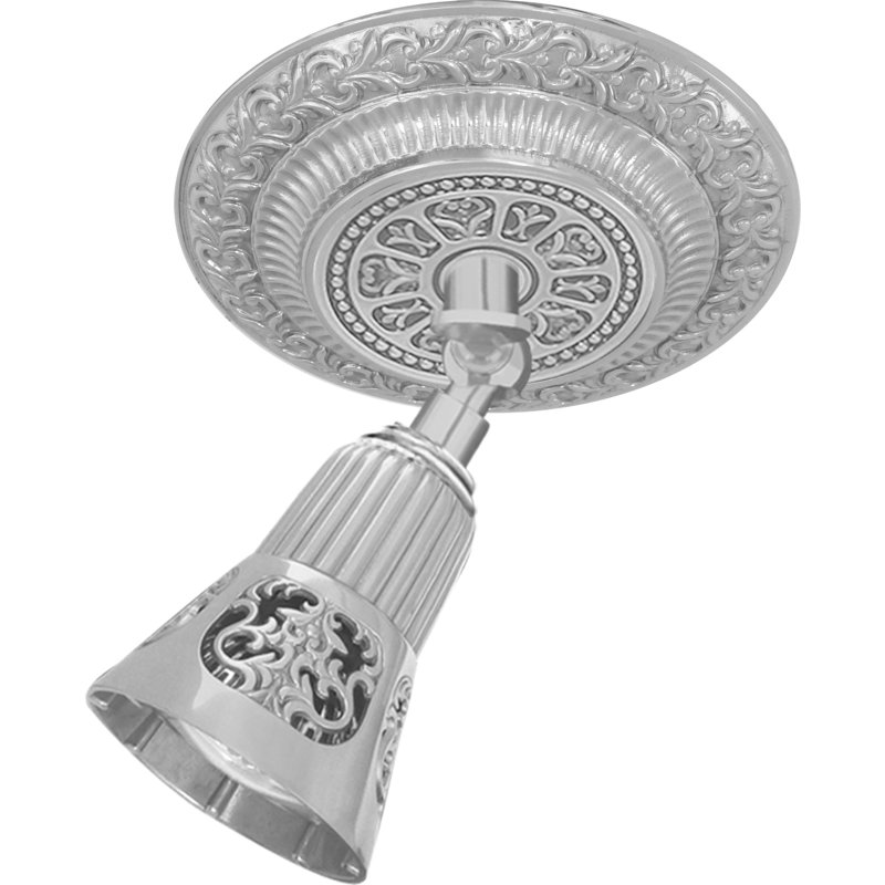 Fluellen Semi Flush Mount, Bright Chrome