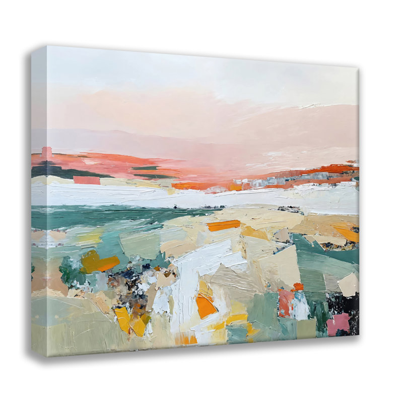 Abstract-Landscape-36  Giclee on Gallery Wrapped Canvas, 15" H x 15" W