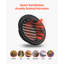 Round Wall Vent Cover Stainless Steel AC Vent Black-542733080