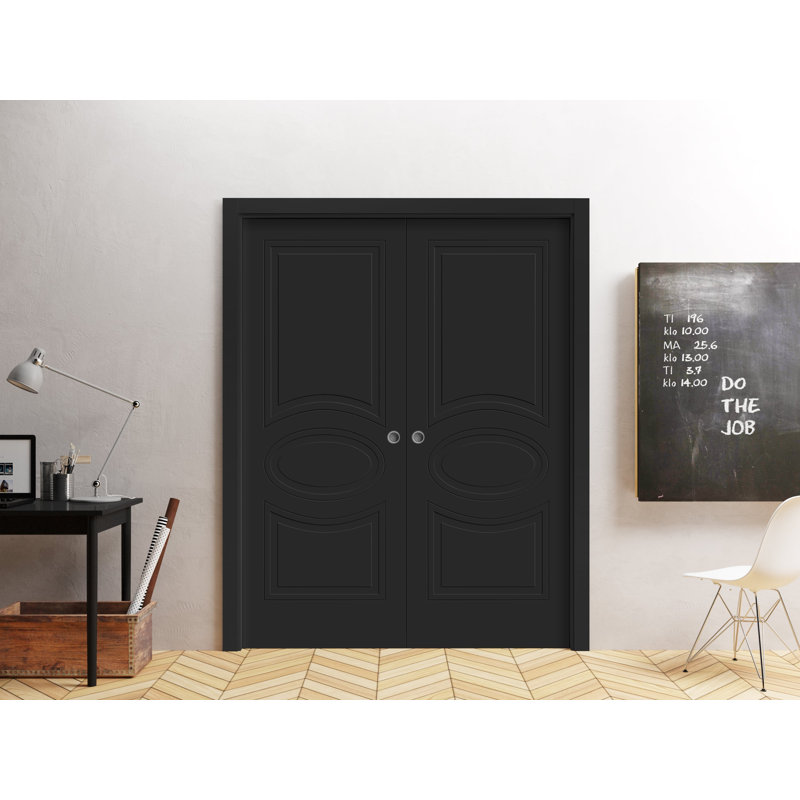 Portes à panneaux en bois, 36 po x 96 po