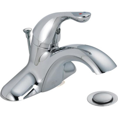 Centerset Lavatory Faucet with Pop-Up Drain