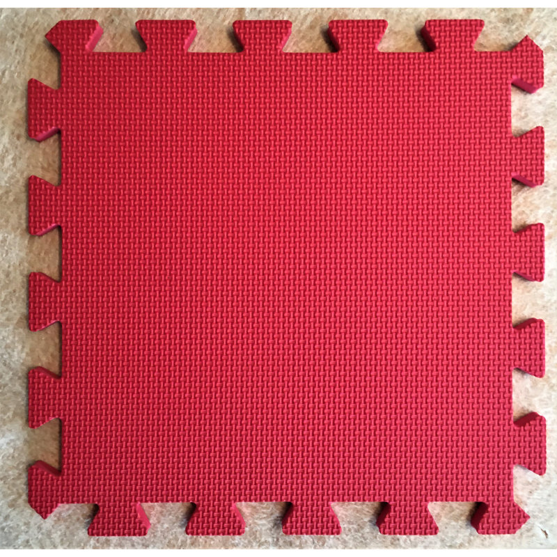 Dakota Fields Plastic Flooring Kit, 1.2cm H x 300cm W x 300cm D