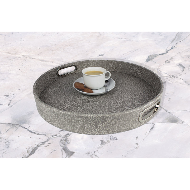 Ebern Designs Darryl-Ross Polypropylene Plastic Tray, Brown