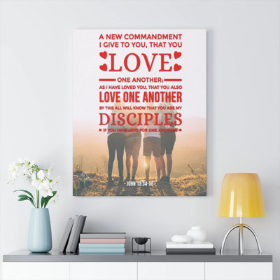 Love One Another - Wrapped Canvas Print