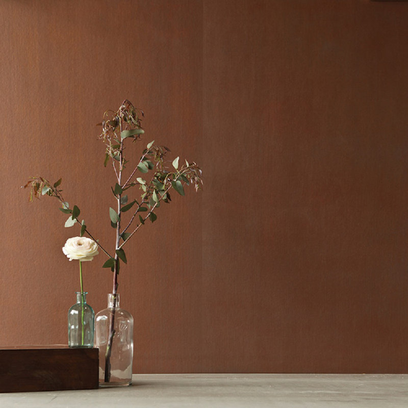 Eliá Metallic Wallpaper, 26" W x 108" L, Copper