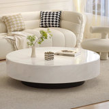 Table basse simple en marbre de style crème de luxe