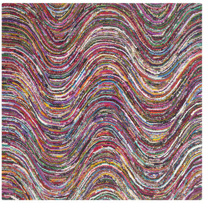 Anaheim Hand Tufted Cotton Abstract Rug