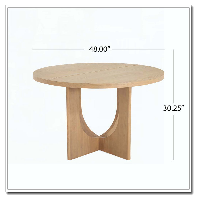 Table de salle à manger 48 ", Naturel