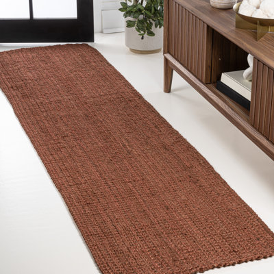 Kurland Pata Hand Woven Chunky Jute Terracotta Rug