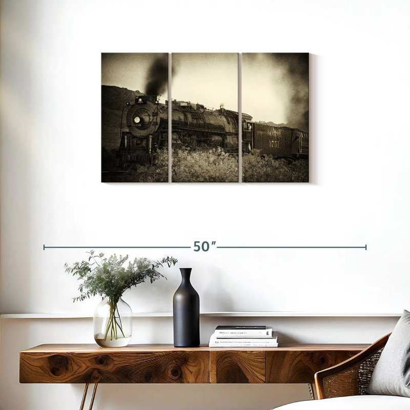 Mehar Train Arrival I, 20" H x 33" W