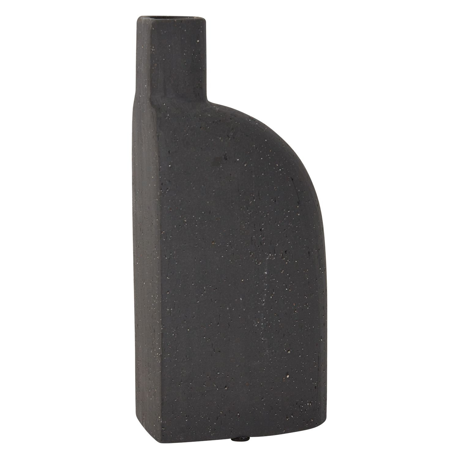 8.75'' Handmade Ceramic Table Vase, Black