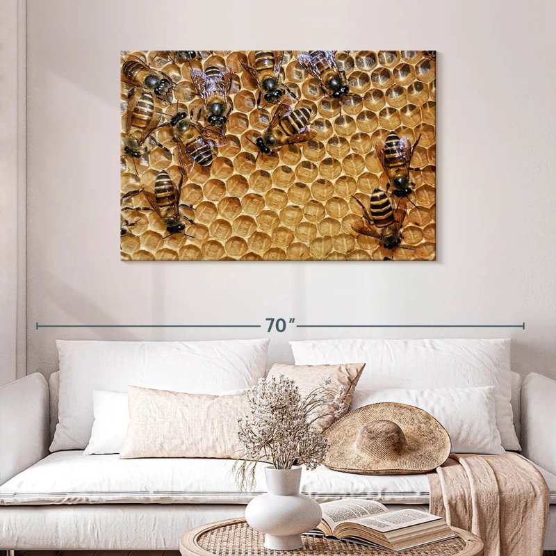 Abeilles Brampt, H 30 po x l 45 po