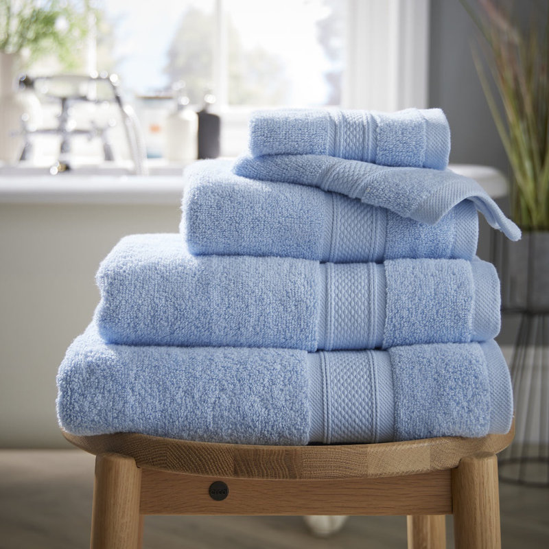 Luxury Zero Twist 100% Cotton Bath Sheet, Blue