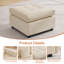 Ensemble de fauteuil d'appoint avec repose-pieds-272850660-272850662