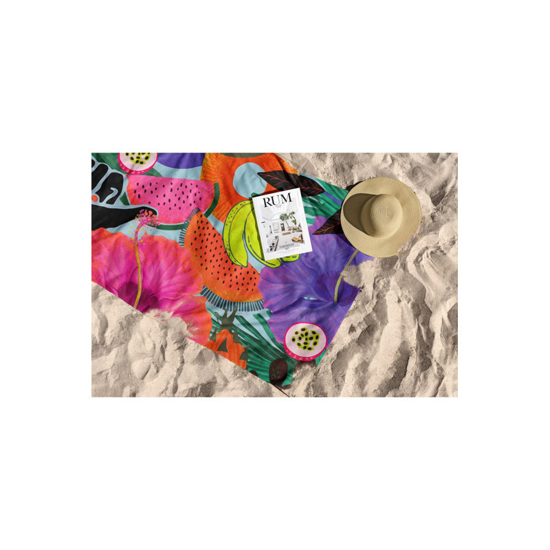 Ultra-Soft Beach Towel, 30 x 59 Inches | 70% Polyester / 30% Polyamide, Microfilament Fabric | Quick-Dry, Lightweight & Compact for Travel | Perfect for Beach, Pool, Gym, and Outdoor Adventures
