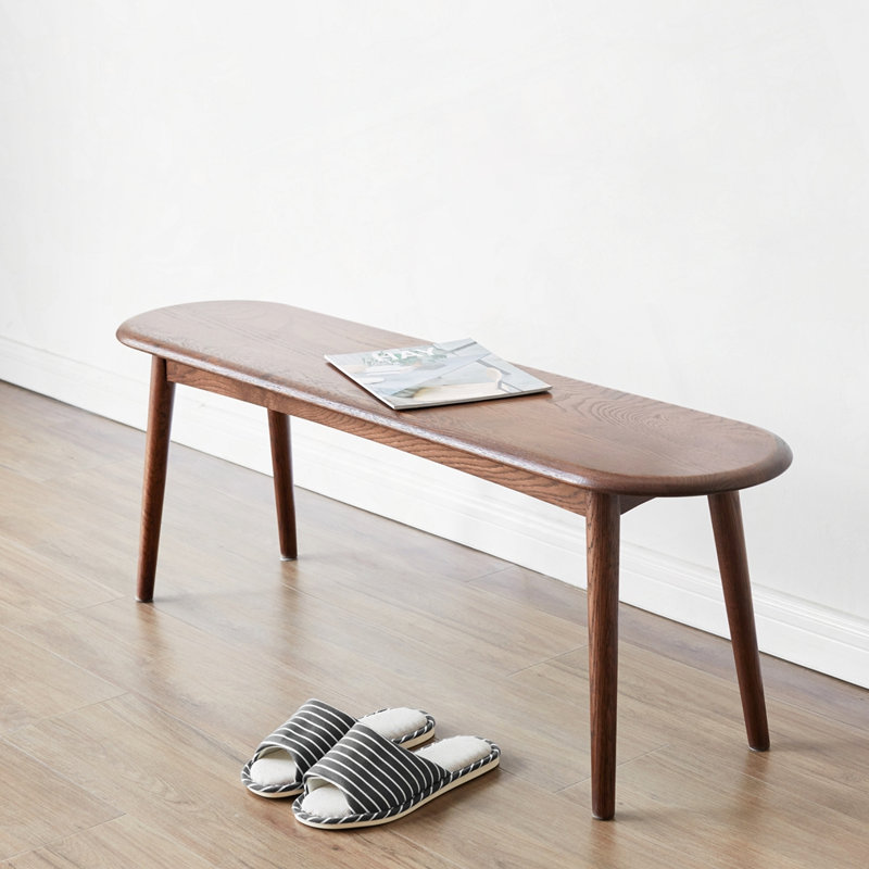 Soild Wood Bench, Walnut
