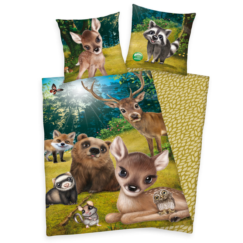 Animal Club Forest Duvet Cover Set