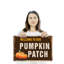 Panneau de bienvenue en plastique 13 po x 20 po Welcome To Our Pumpkin Patch-119528784