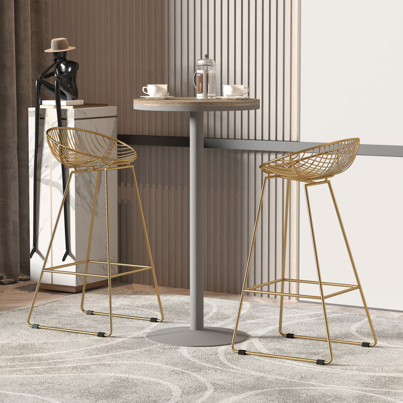 Kaivhon Counter Stool with Metal Frame