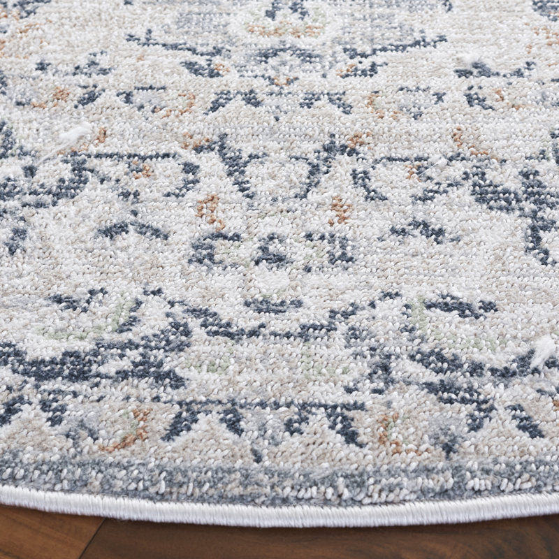 Trien 100 Performance Oriental Rug, Round 6'7"