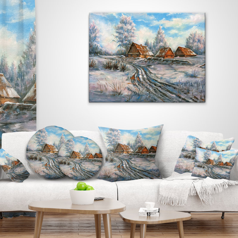 Coussin Landscape, Rectangulaire, 12 po x 20 po