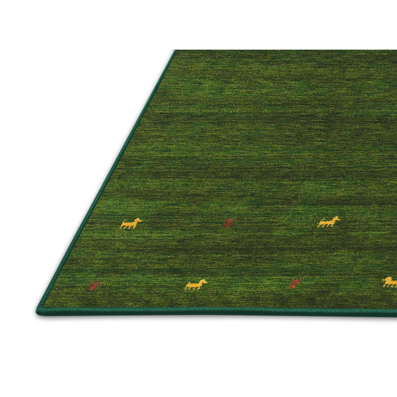 Tapis vert contemporain, Rectangle 2 pi x 5 pi