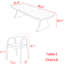 Nouvel ensemble de tables en bois massif de style chinois-103440237