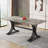 Dining Table, Rectangular, Metal Base, 63 Inch-111236772-111236769
