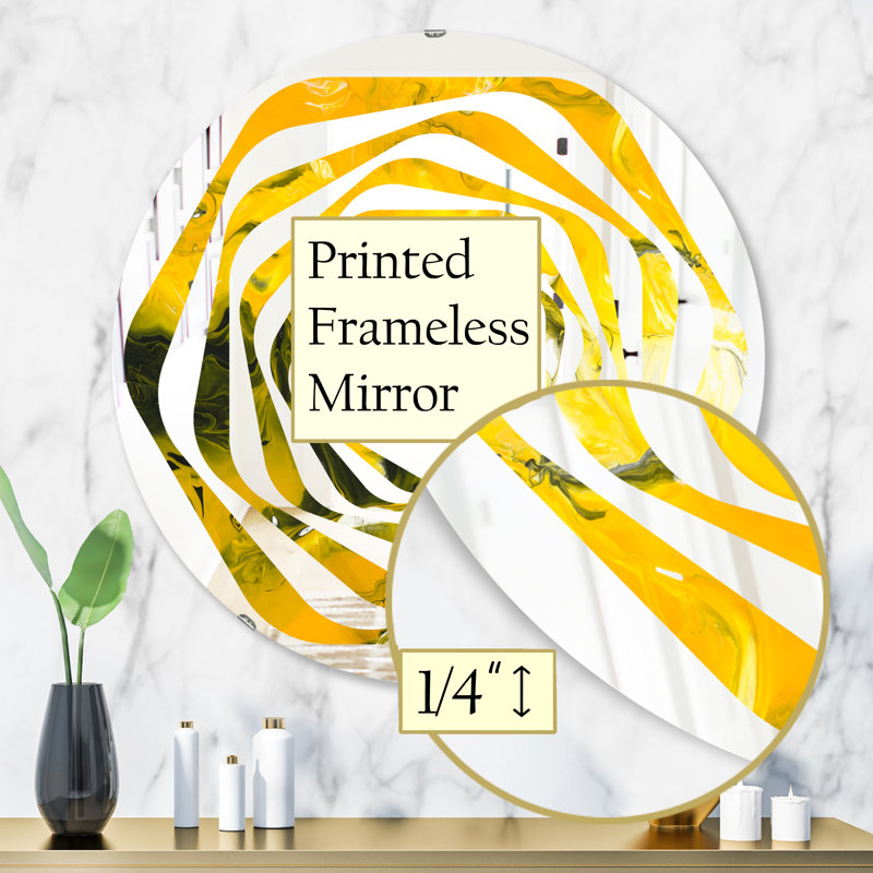 Miroir mural Whirl, H 31,5 po x l po