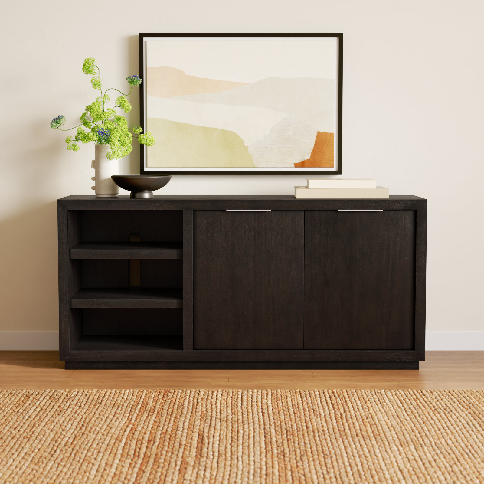 Eloise 64'' Media Console, Basalt Gray