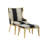 Garson Upholstered Wingback Chair