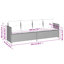  Ensemble de canapé de jardin en rotin PE brun, acier thermolaqué compact-105499443-105499442