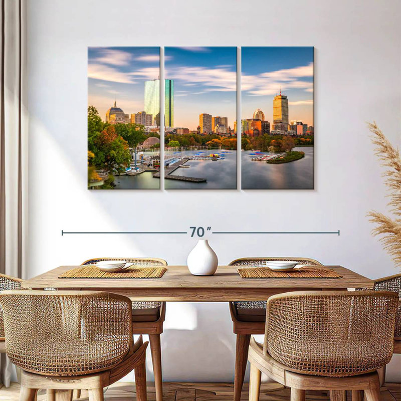 Rorry Charles River Dock Boston, 36" H x 57" W