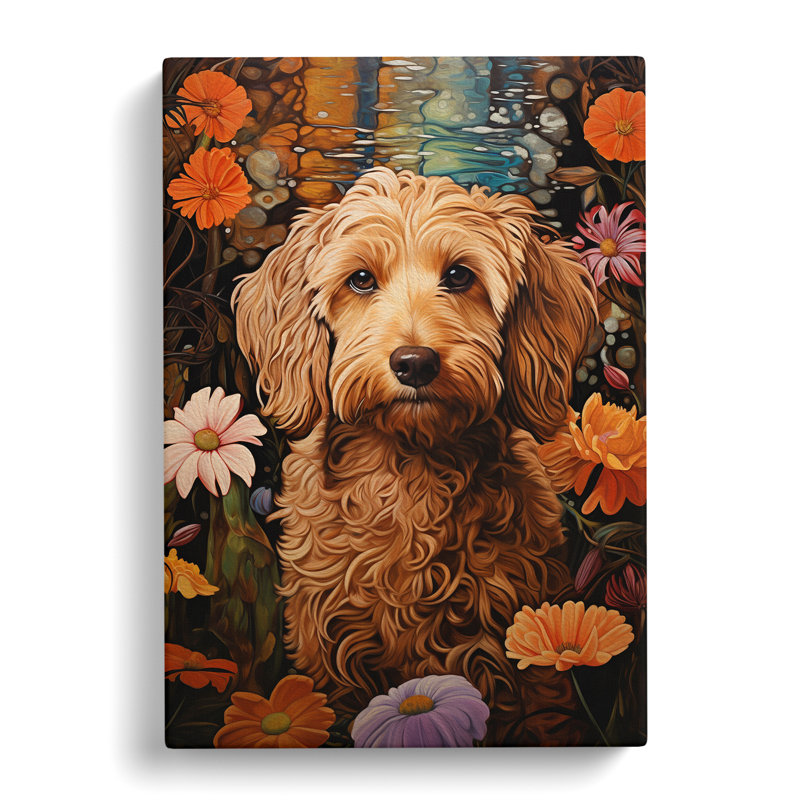 Labradoodle Renaissance - Wrapped Canvas Print