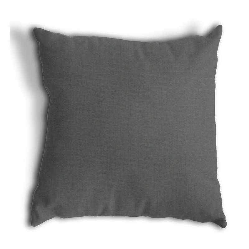 Coussin Aidynn, Toile gris anthracite