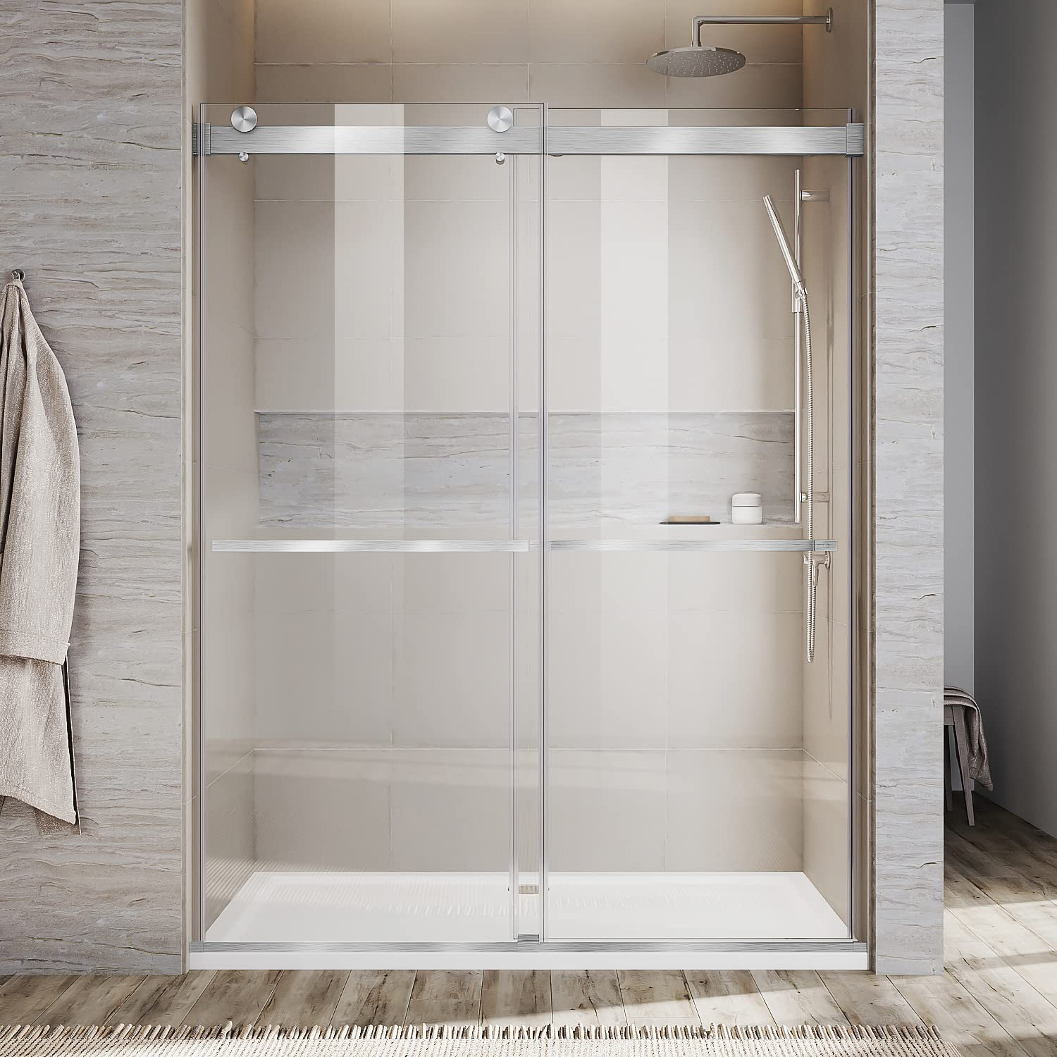 https://assets.wfcdn.com/im/61619303/compr-r85/1997/199710707/58-60-w-x-72-h-double-sliding-frameless-shower-door-with-clear-glass.jpg