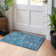 Machine Washable Indoor/Outdoor Xhevrie ACN1723 Denim Rug