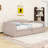 Twin Velvet Upholstered Daybed with Adjustable Pop-Up Trundle-1028976711